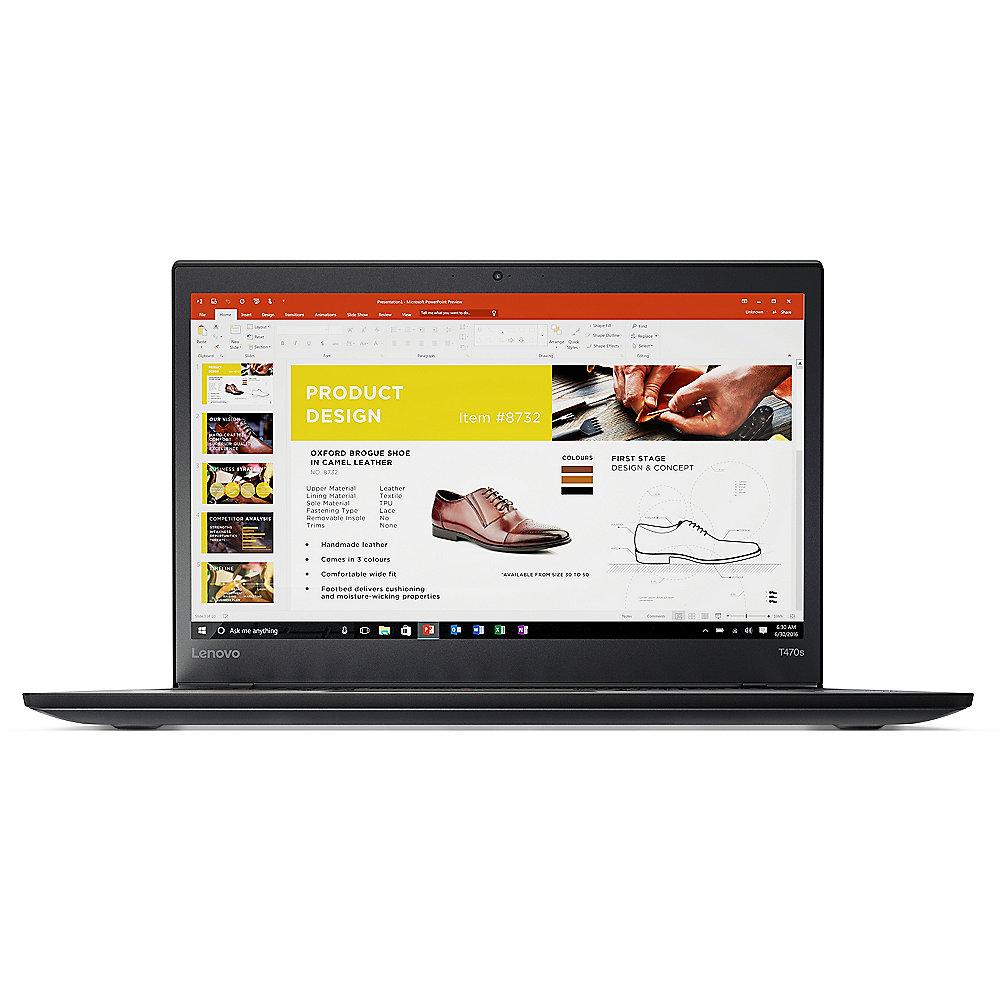 CP IT: Lenovo ThinkPad T470s 20JTS0C500 - i7-6600U 8GB/256GB SSD 14"FHD LTE W10