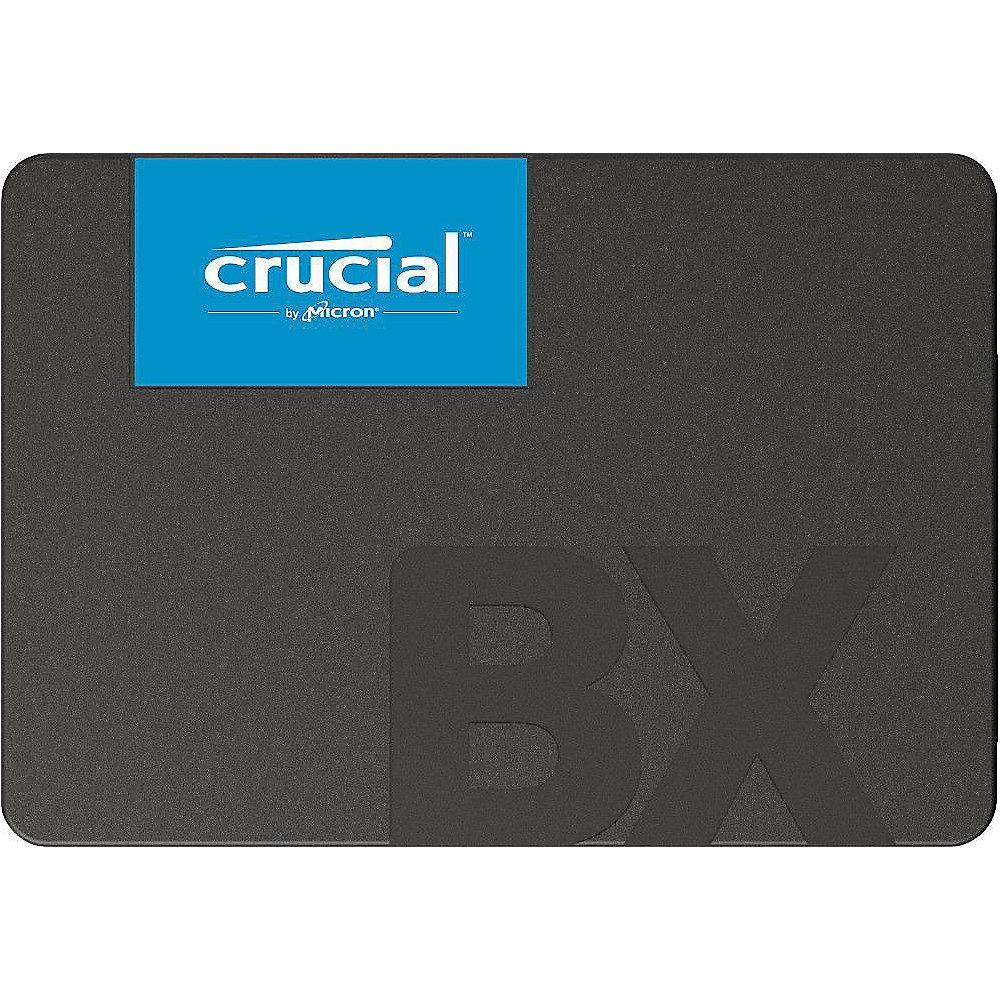 Crucial BX500 SSD 480GB 2.5zoll Micron 3D NAND SATA600 - 7mm, Crucial, BX500, SSD, 480GB, 2.5zoll, Micron, 3D, NAND, SATA600, 7mm