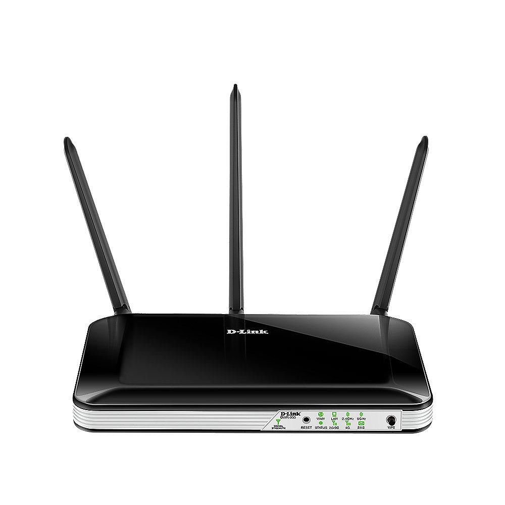 D-Link DWR-953 AC1200 4G LTE WLAN-ac Router, D-Link, DWR-953, AC1200, 4G, LTE, WLAN-ac, Router