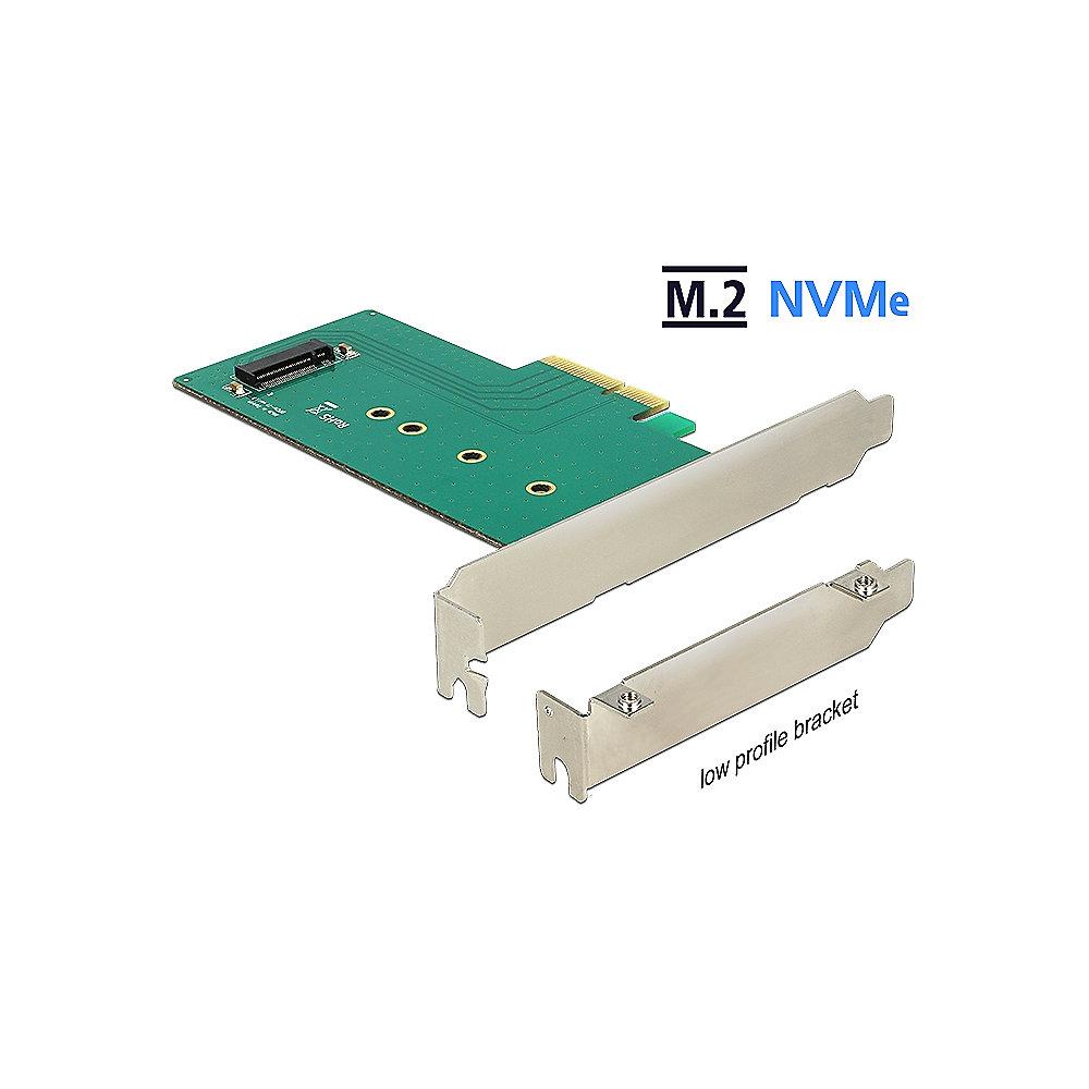 DeLOCK PCI Express x4 Karte auf 1 x intern NVMe M.2 Key M 110 mm