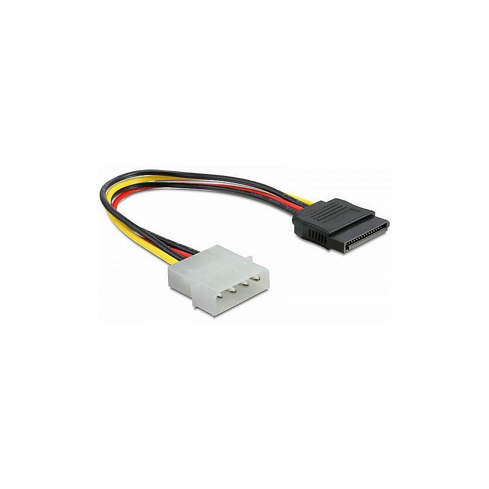 DeLOCK SATA HDD Adapterkabel 0,12m zu 4pin St. gerade 60100