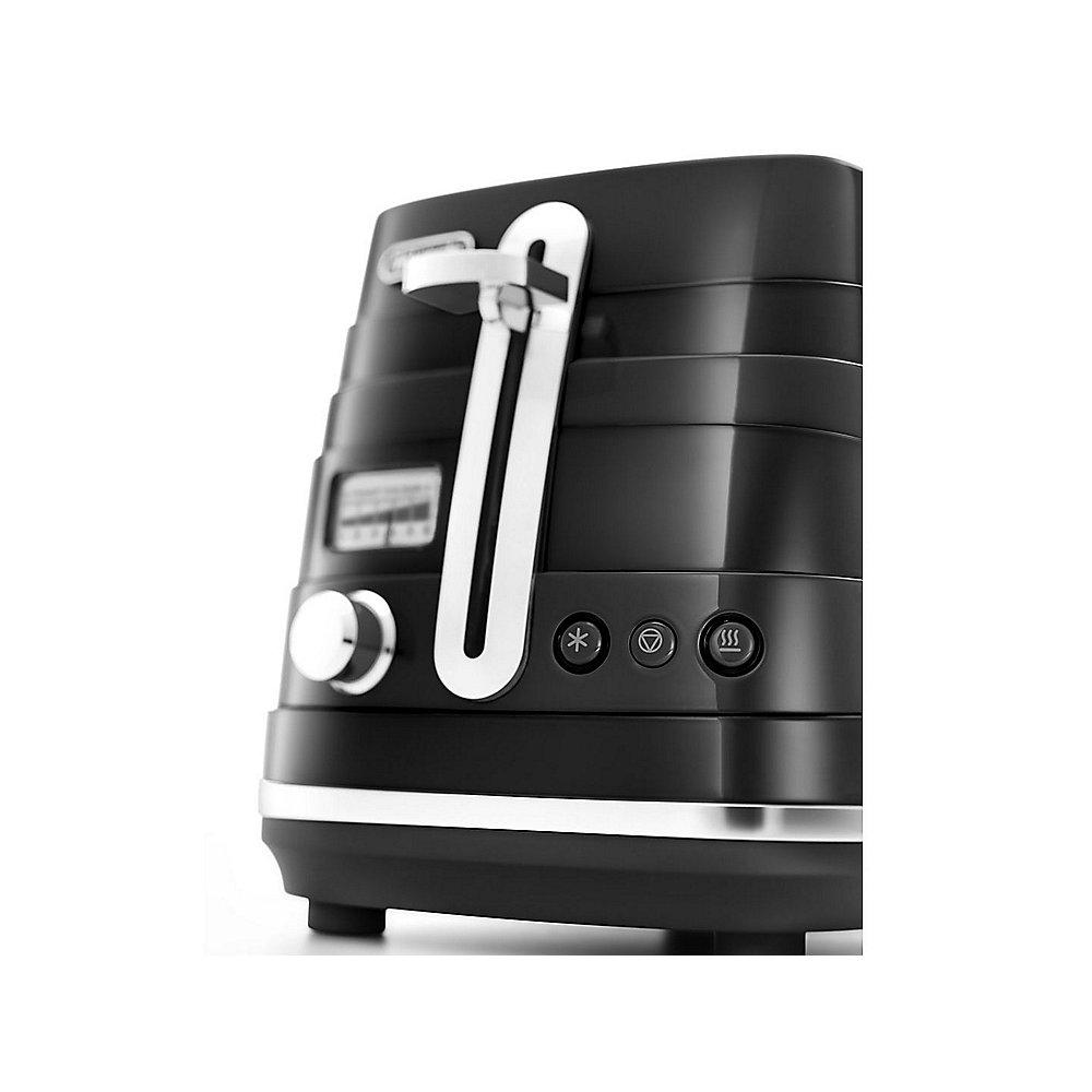 DeLonghi Avvolta CTA 2103.BK 2-Schlitz-Toaster schwarz, DeLonghi, Avvolta, CTA, 2103.BK, 2-Schlitz-Toaster, schwarz