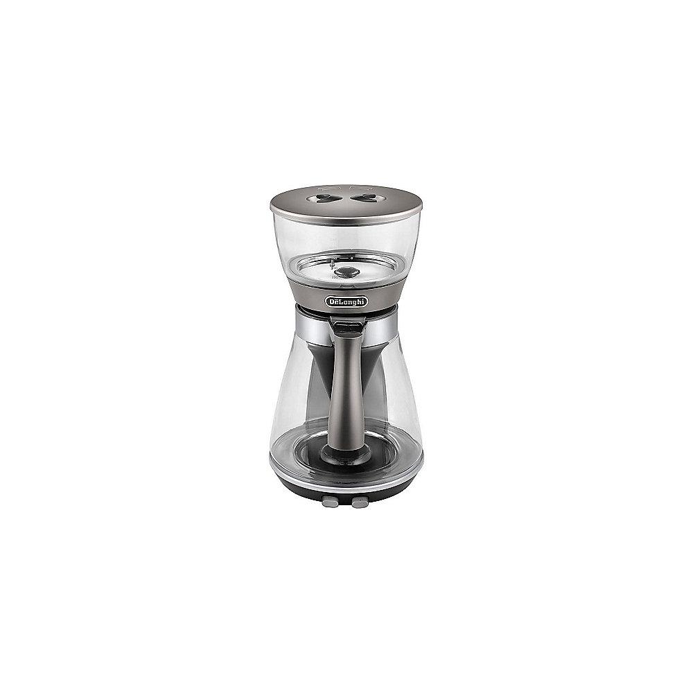 Delonghi ICM17210 Clessidra Filterkaffeemaschine, silber-grau