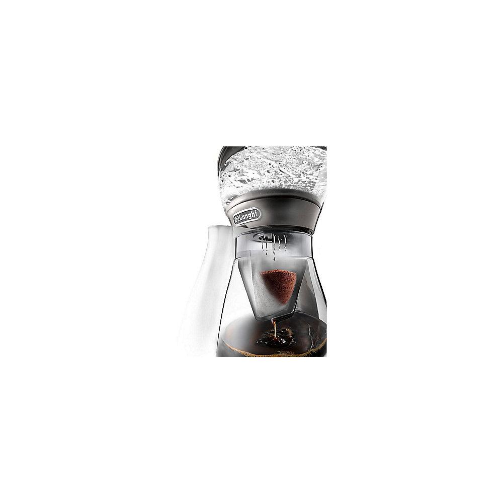 Delonghi ICM17210 Clessidra Filterkaffeemaschine, silber-grau