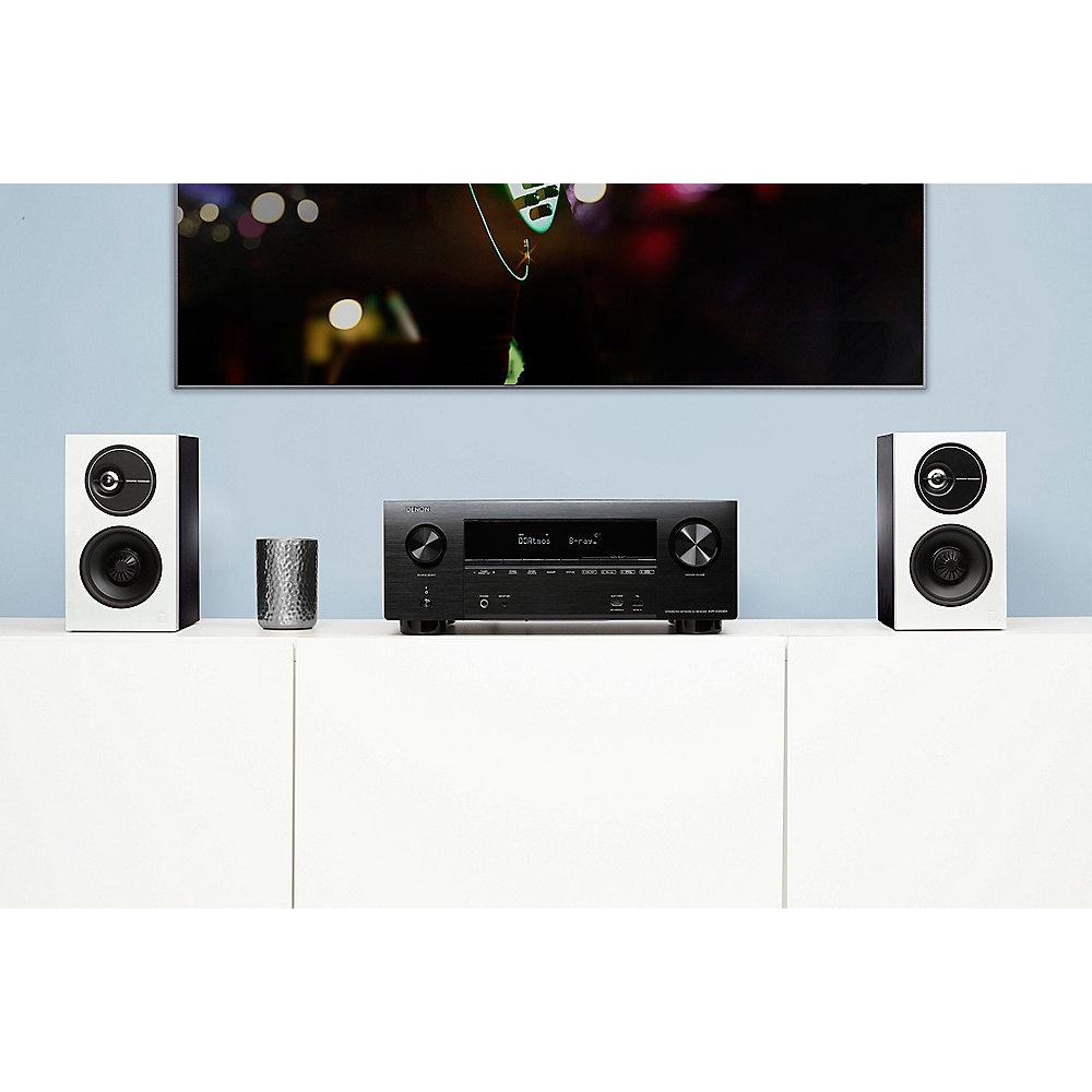 Denon AVR-X3500H 7.2 AV Receiver Schwarz 4K DLNA BT WLAN HEOS Alexa