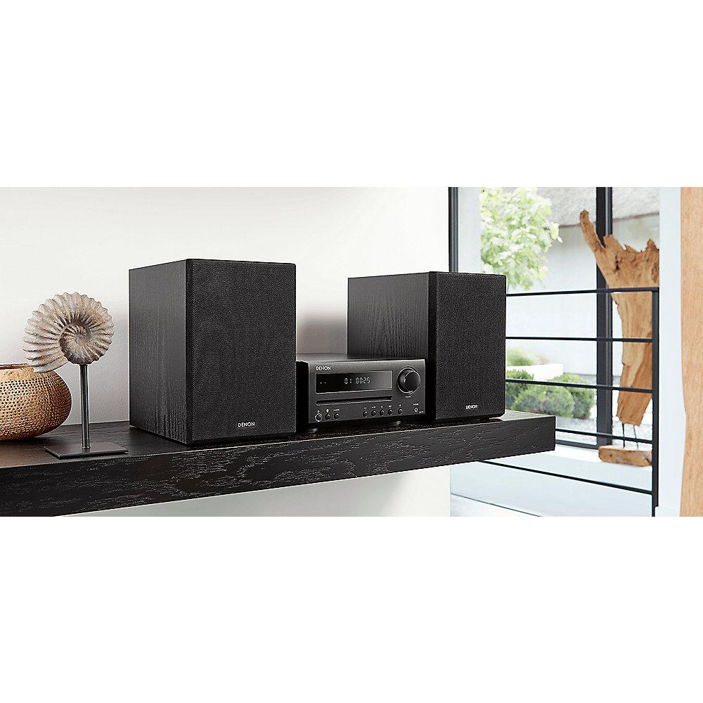 Denon D-T1 FM/CD Receiver, Bluetooth, inkl. Lautsprecher, Schwarz/Schw., Denon, D-T1, FM/CD, Receiver, Bluetooth, inkl., Lautsprecher, Schwarz/Schw.