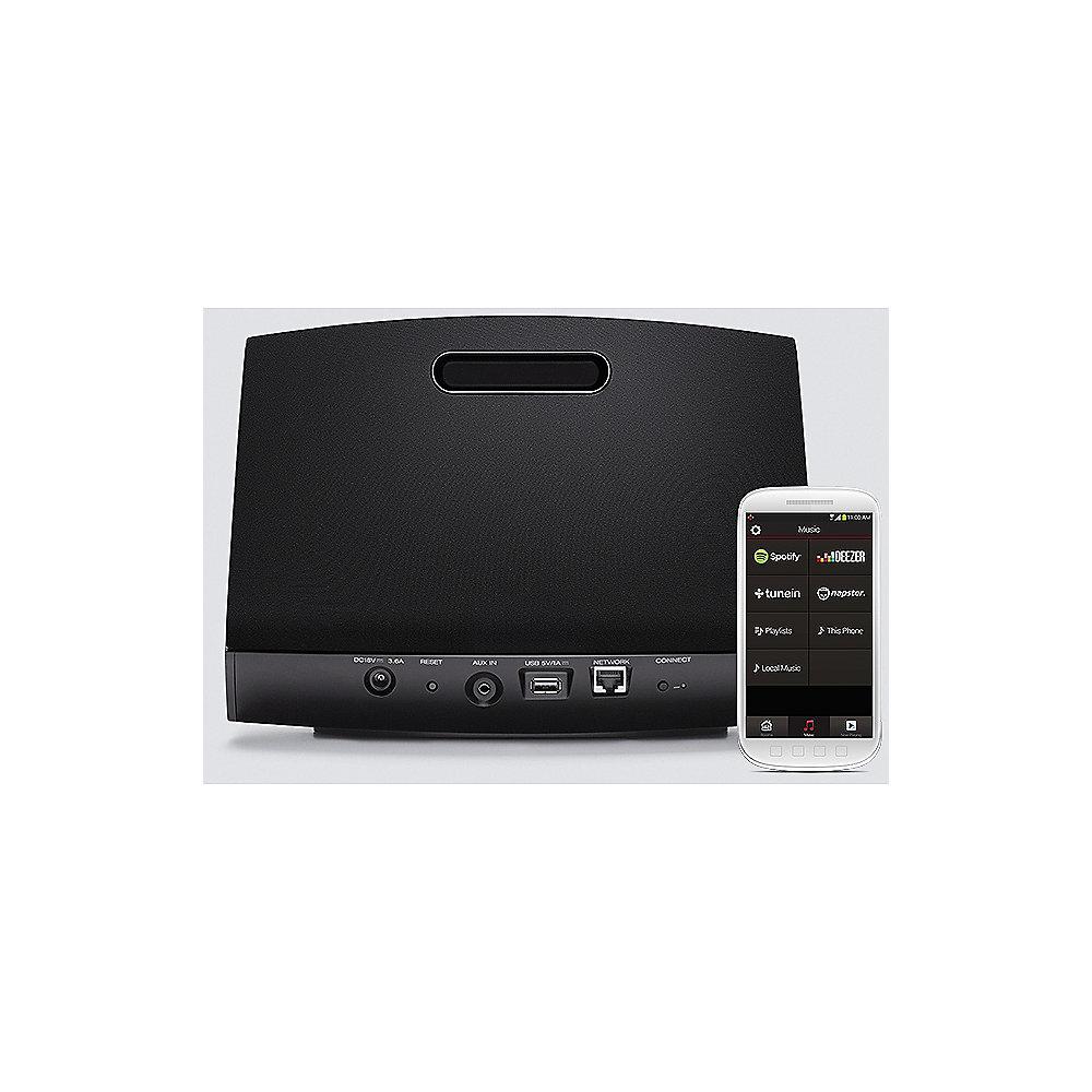 Denon HEOS 5 Schwarz Multiroom Lautsprecher mit WLAN und integ. Bluetooth