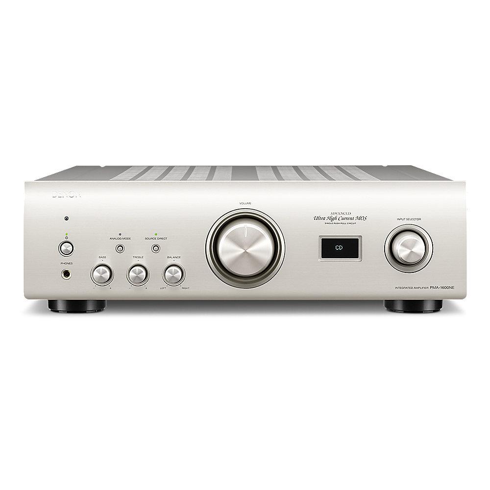 Denon PMA-1600NE Stereo-Vollverstärker mit Ultra High Current Endstufe, silber, Denon, PMA-1600NE, Stereo-Vollverstärker, Ultra, High, Current, Endstufe, silber