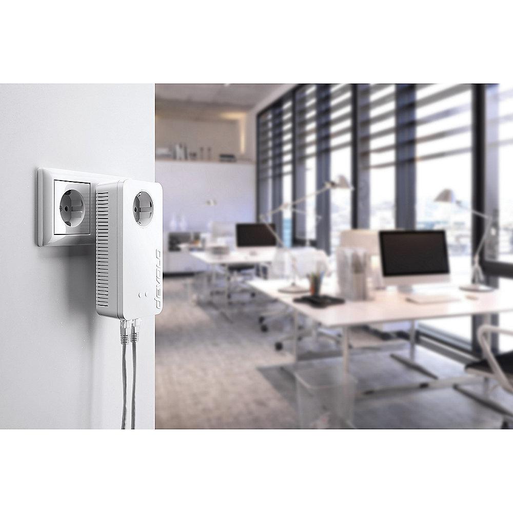 devolo dLAN 1200  WiFi ac (1200Mbit, Powerline   WLAN ac, 2xGB LAN, Steckdose)