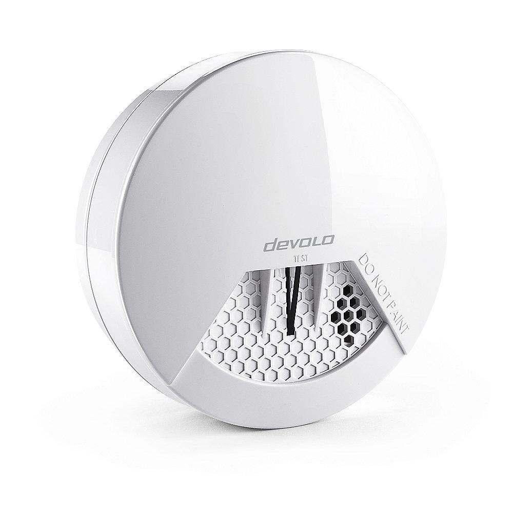 devolo Home Control Rauchmelder (Smart Home, Z Wave, Sirene, DIN 14604) 3er