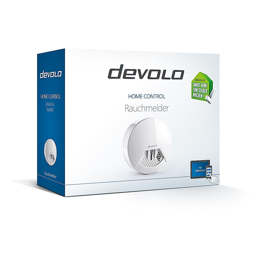 devolo Home Control Rauchmelder (Smart Home, Z Wave, Sirene, DIN 14604) 3er