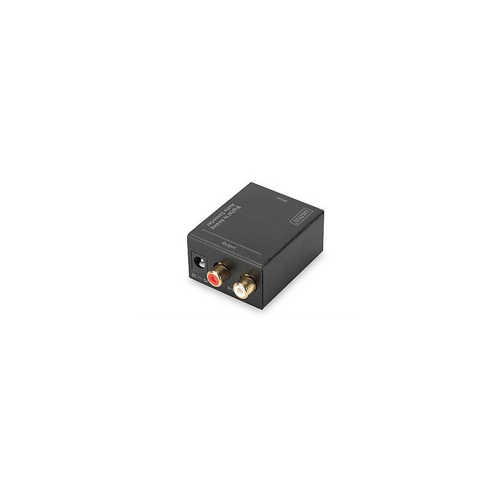 DIGITUS Audio Konverter Digital zu Analog Bu./Bu. schwarz, DIGITUS, Audio, Konverter, Digital, Analog, Bu./Bu., schwarz