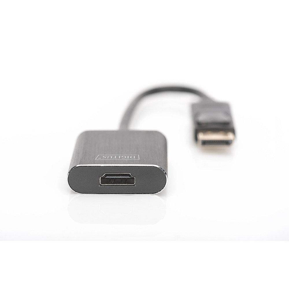 DIGITUS Displayport Konverter DP zu HDMI St./Bu. UHD schwarz