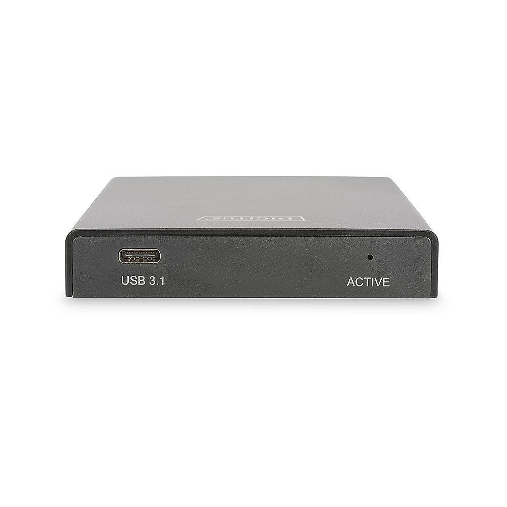 DIGITUS Externes Festplattengehäuse für 2,5" SATA zu USB 3.1 Typ-C