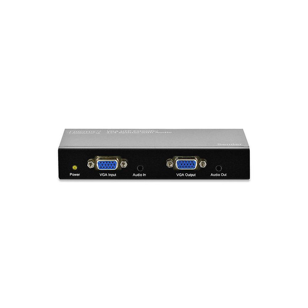 DIGITUS Professional 4-Port VGA UTP Extender, DIGITUS, Professional, 4-Port, VGA, UTP, Extender