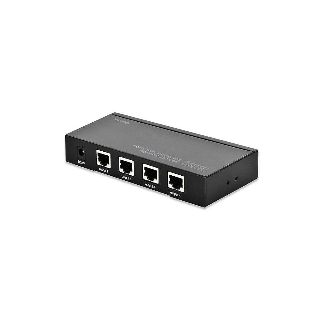 DIGITUS Professional 4-Port VGA UTP Extender, DIGITUS, Professional, 4-Port, VGA, UTP, Extender