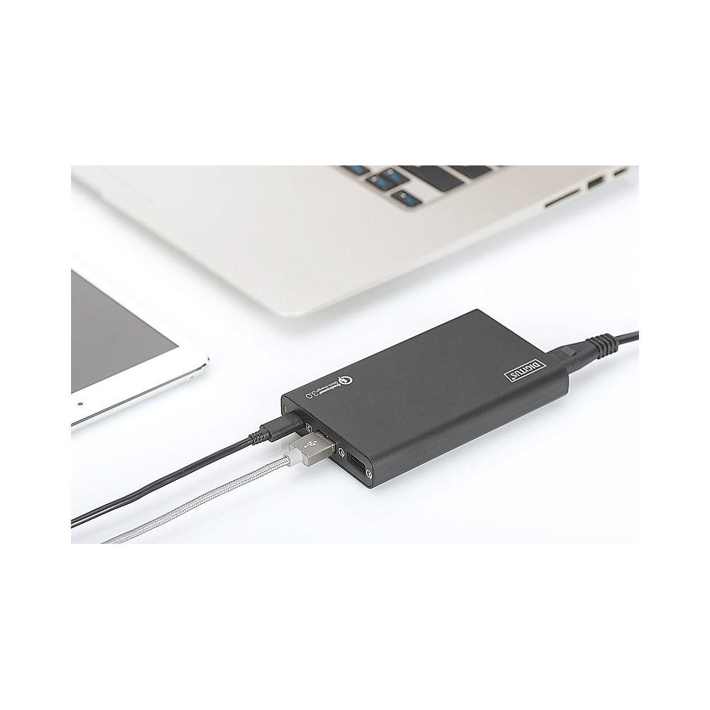 Digitus Universal Travel USB-Ladestation 40W 2x USB A schwarz