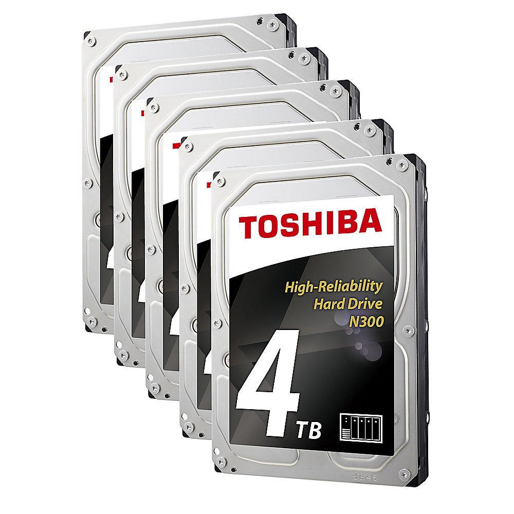 Drobo 5C DAS System 5-Bay 20TB inkl. 5x 4TB Toshiba N300 HDWQ140UZSVA, Drobo, 5C, DAS, System, 5-Bay, 20TB, inkl., 5x, 4TB, Toshiba, N300, HDWQ140UZSVA