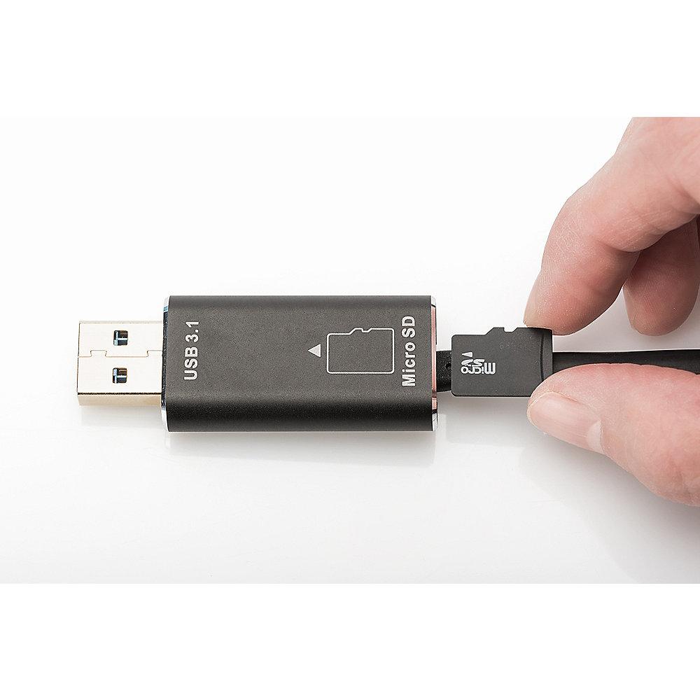 ednet iPhone iPad Speichererweiterung USB3.1 0,15m USB A zu Lightning St./St.