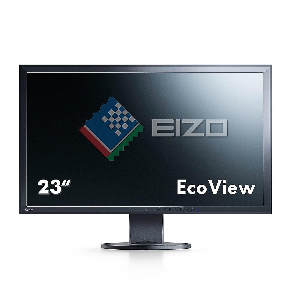 EIZO EV2316WFS3-BK 58 cm (23") Flexscan Full-HD Monitor mit Pivot Lautsprecher