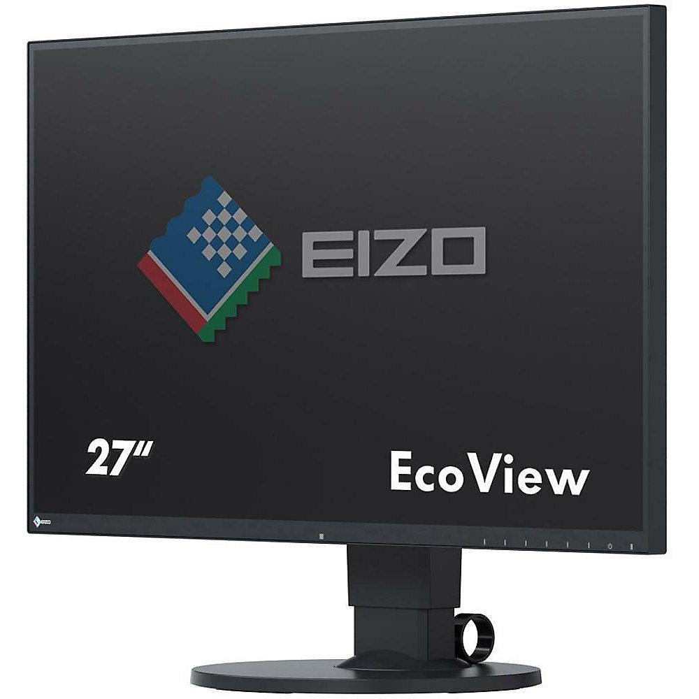 EIZO EV2750-BK 68 cm (27") 16:9 DVI/DP/HDMI/USB 5ms 1.000:1 Pivot LS IPS