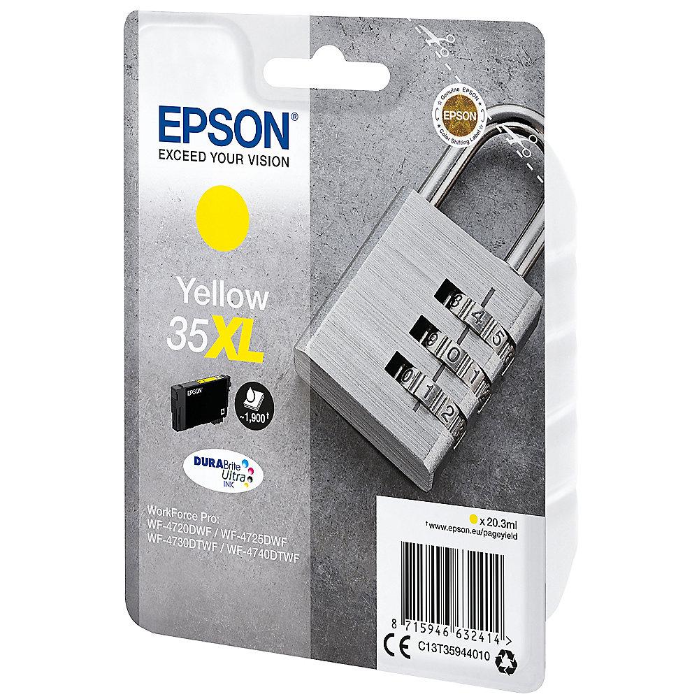 Epson C13T35944010 Druckerpatrone 35XL gelb hohe Kapazität