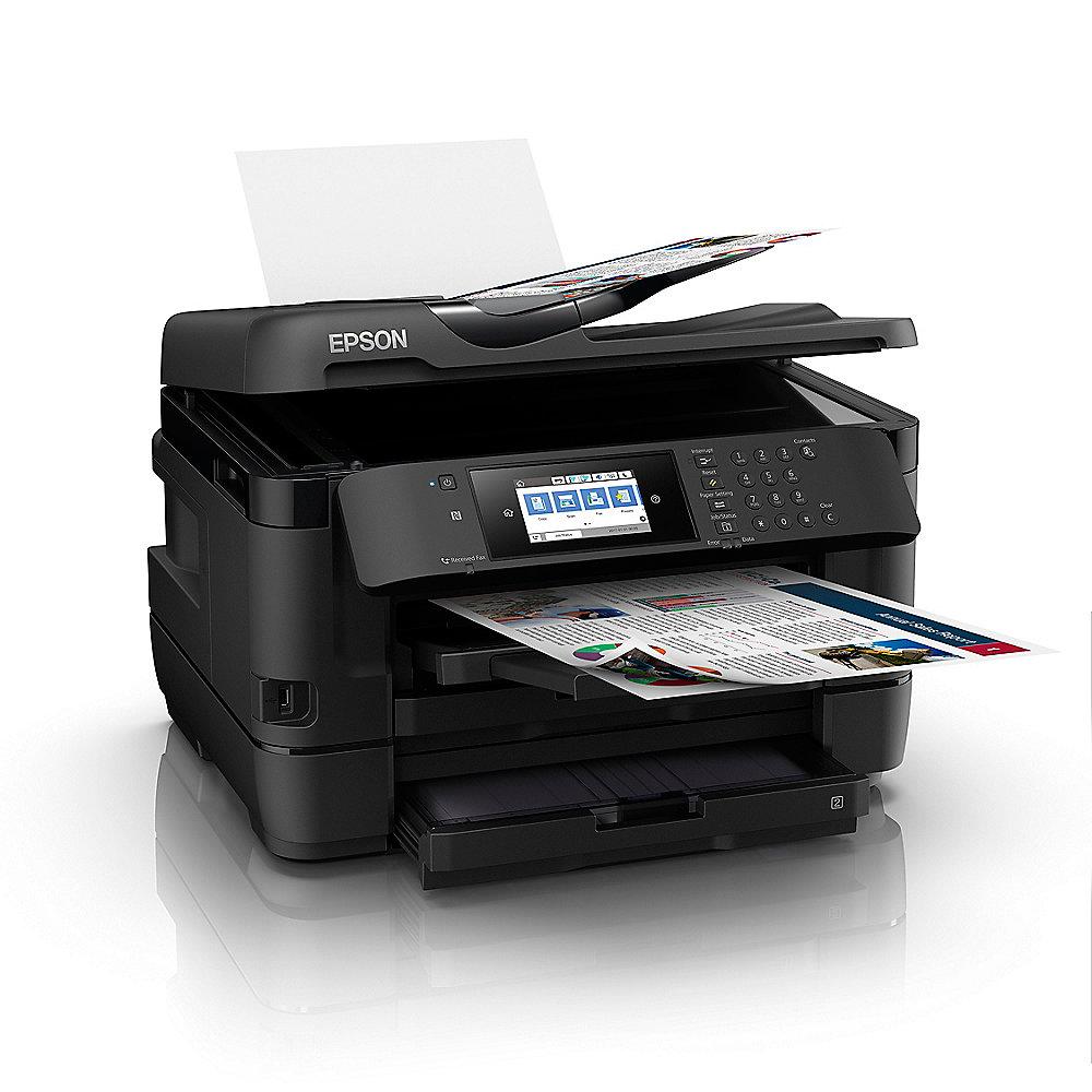 EPSON WorkForce WF-7720DTWF Multifunktionsdrucker Scanner Kopierer Fax WLAN A3, EPSON, WorkForce, WF-7720DTWF, Multifunktionsdrucker, Scanner, Kopierer, Fax, WLAN, A3