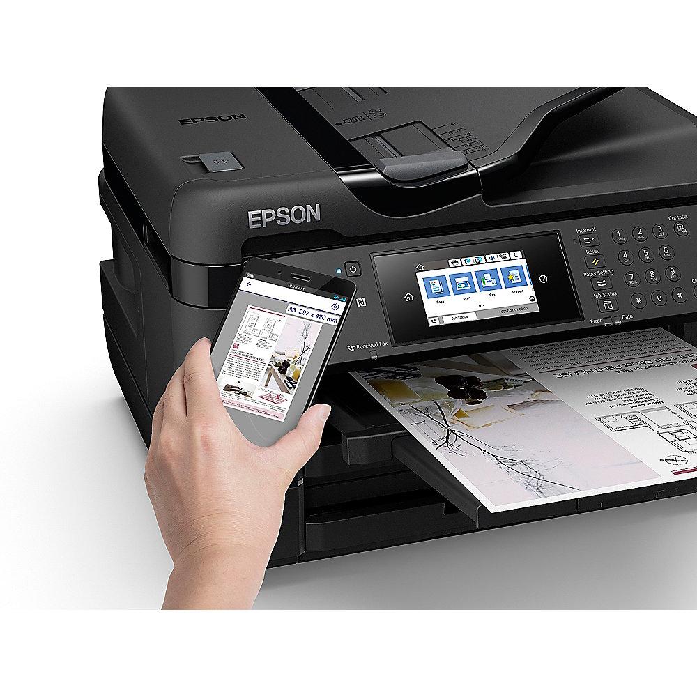 EPSON WorkForce WF-7720DTWF Multifunktionsdrucker Scanner Kopierer Fax WLAN A3, EPSON, WorkForce, WF-7720DTWF, Multifunktionsdrucker, Scanner, Kopierer, Fax, WLAN, A3