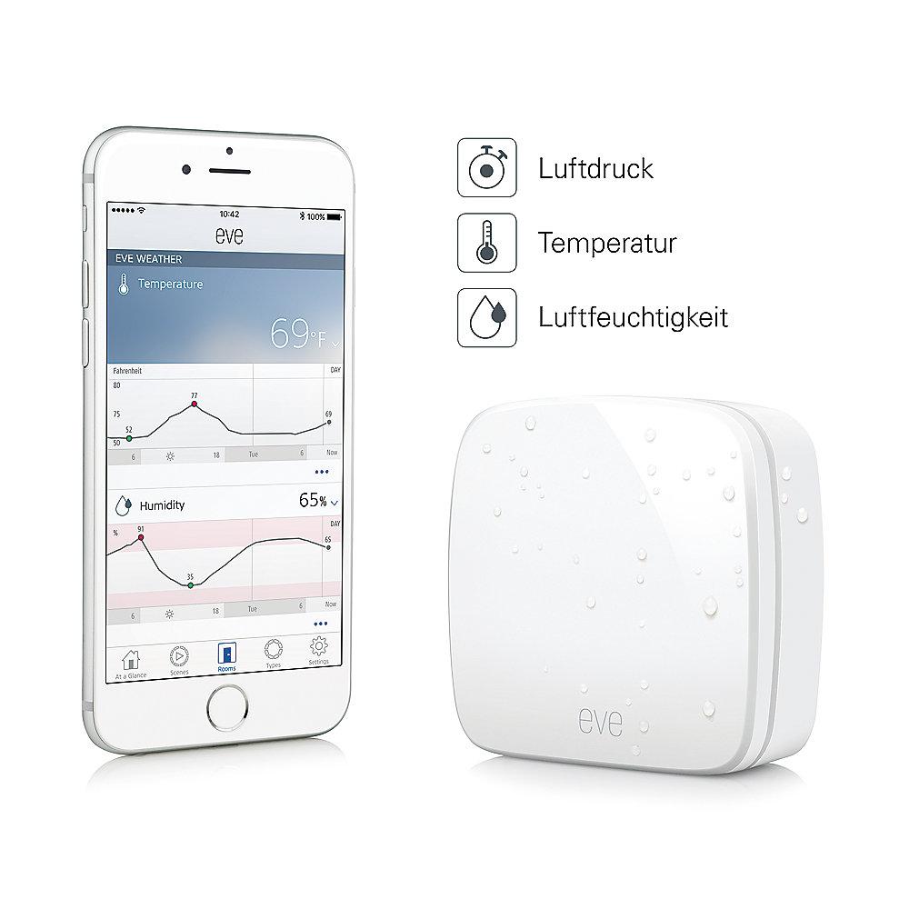 Eve Weather kabelloser Außensensor für Apple HomeKit