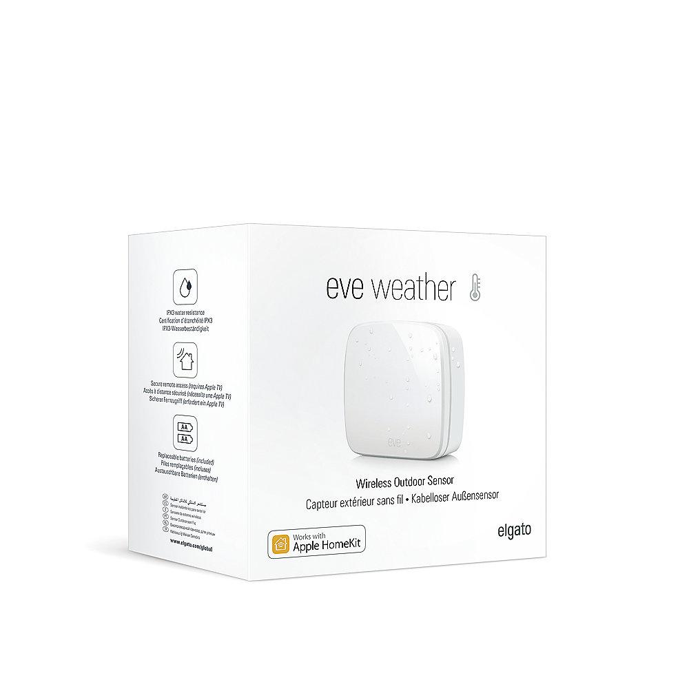 Eve Weather kabelloser Außensensor für Apple HomeKit, Eve, Weather, kabelloser, Außensensor, Apple, HomeKit