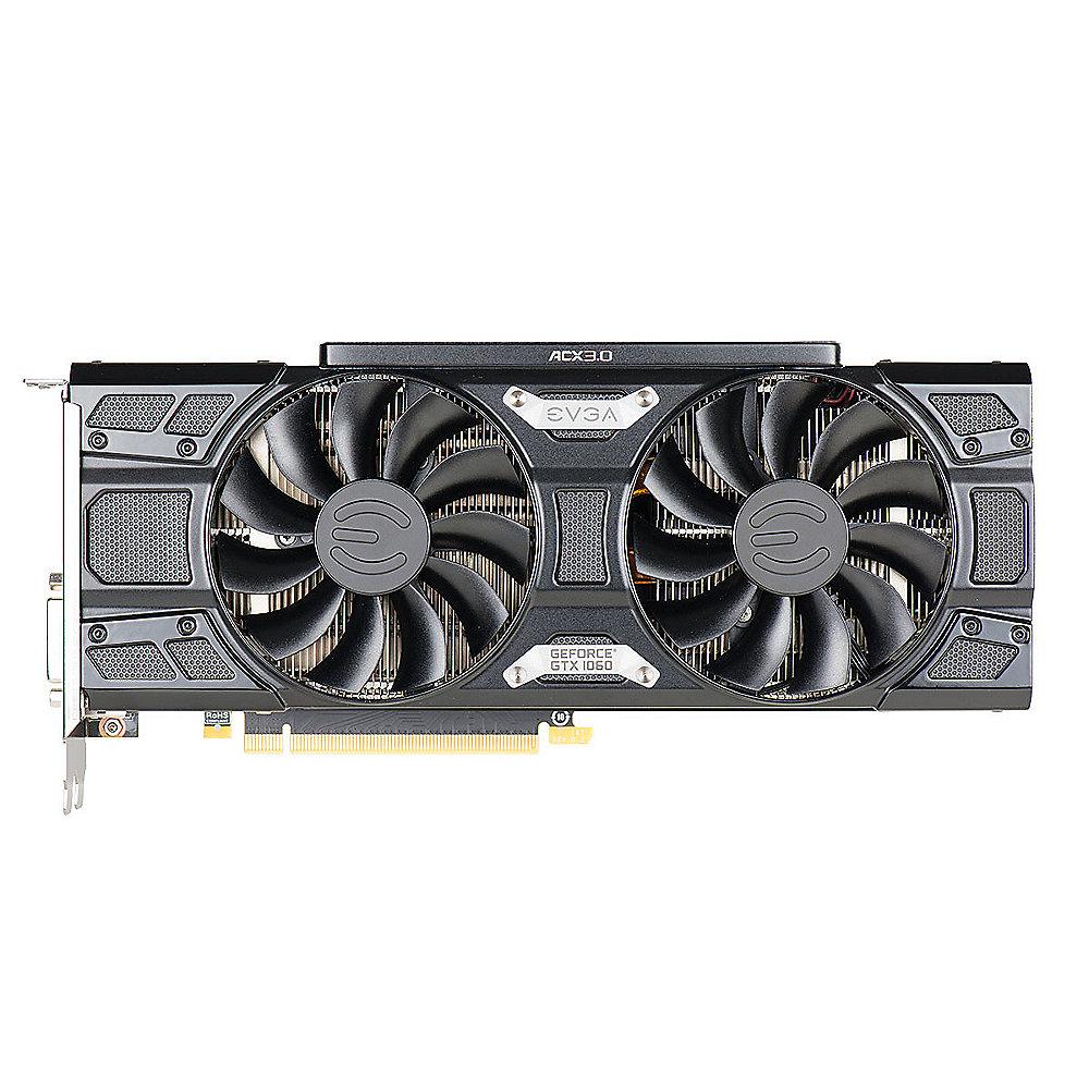 EVGA GeForce GTX 1060 SSC Gaming ACX 3.0 6GB GDDR5 DVI/HDMI/3xDP Grafikkarte