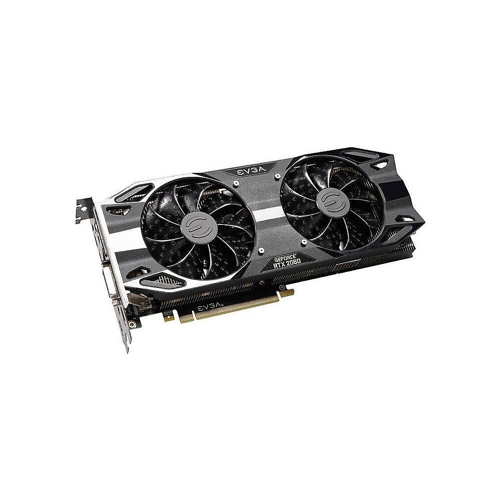 EVGA GeForce RTX 2060 XC Ultra 6GB GDDR6 Grafikkarte 2xDP/HDMI/DVI, EVGA, GeForce, RTX, 2060, XC, Ultra, 6GB, GDDR6, Grafikkarte, 2xDP/HDMI/DVI