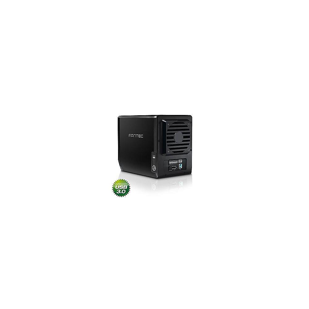 FANTEC QB-35US3R RAID 4-Bay 3,5 Zoll Gehäuse eSATA/USB3.0 - schwarz