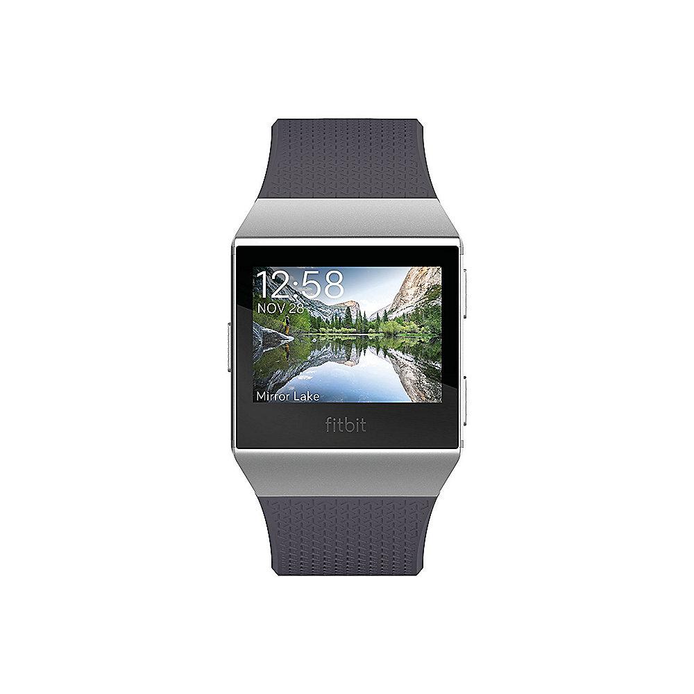 Fitbit Ionic Gesundheits- und Fitness-Smartwatch blue-gray/white