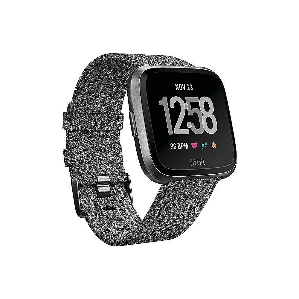 Fitbit Versa Gesundheits- und Fitness-Smartwatch charcoal - Special Edition