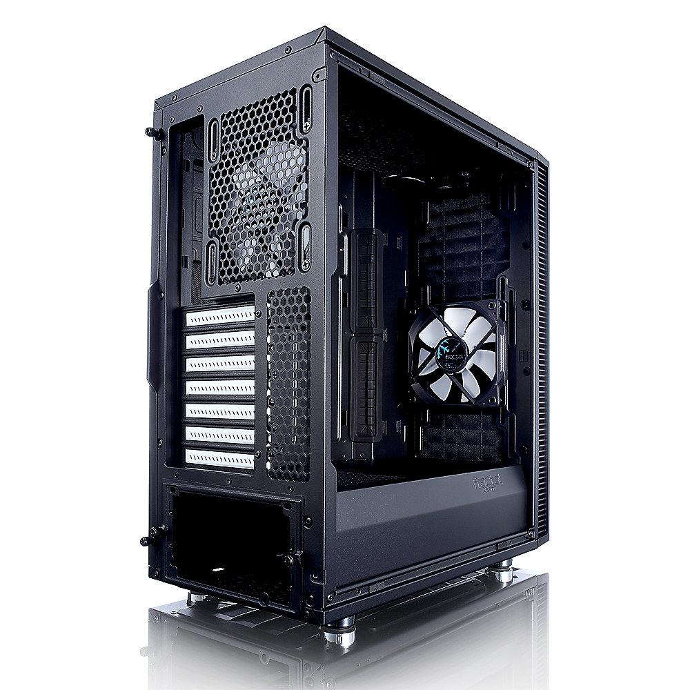 Fractal Design Define C ATX Gaming Gehäuse mit Seitenfenster, schallgedämmt