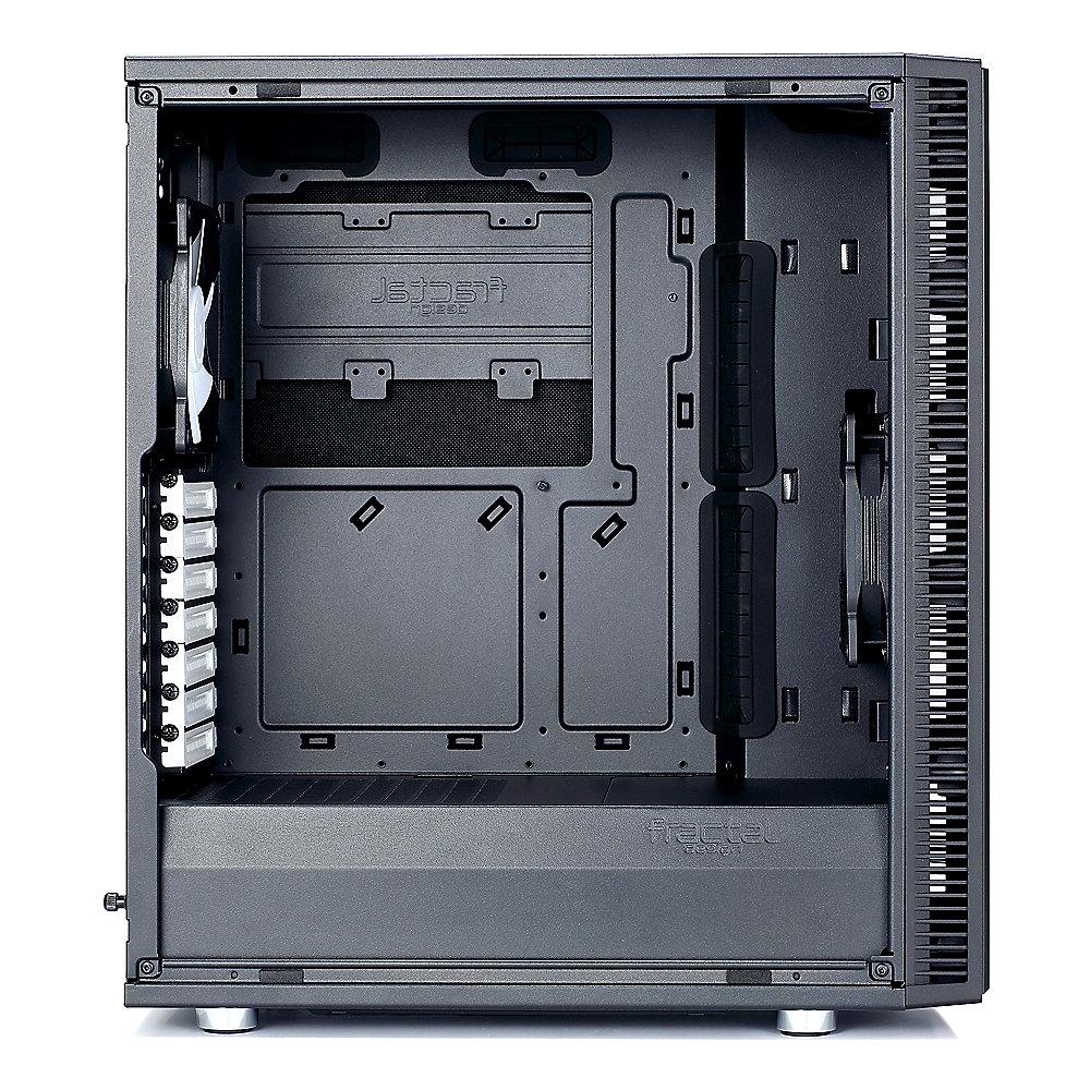 Fractal Design Define C ATX Gaming Gehäuse mit Seitenfenster, schallgedämmt