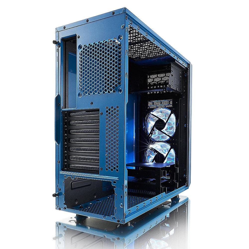 Fractal Design Focus G ATX Gaming Gehäuse mit Seitenfenster, Blau, Fractal, Design, Focus, G, ATX, Gaming, Gehäuse, Seitenfenster, Blau