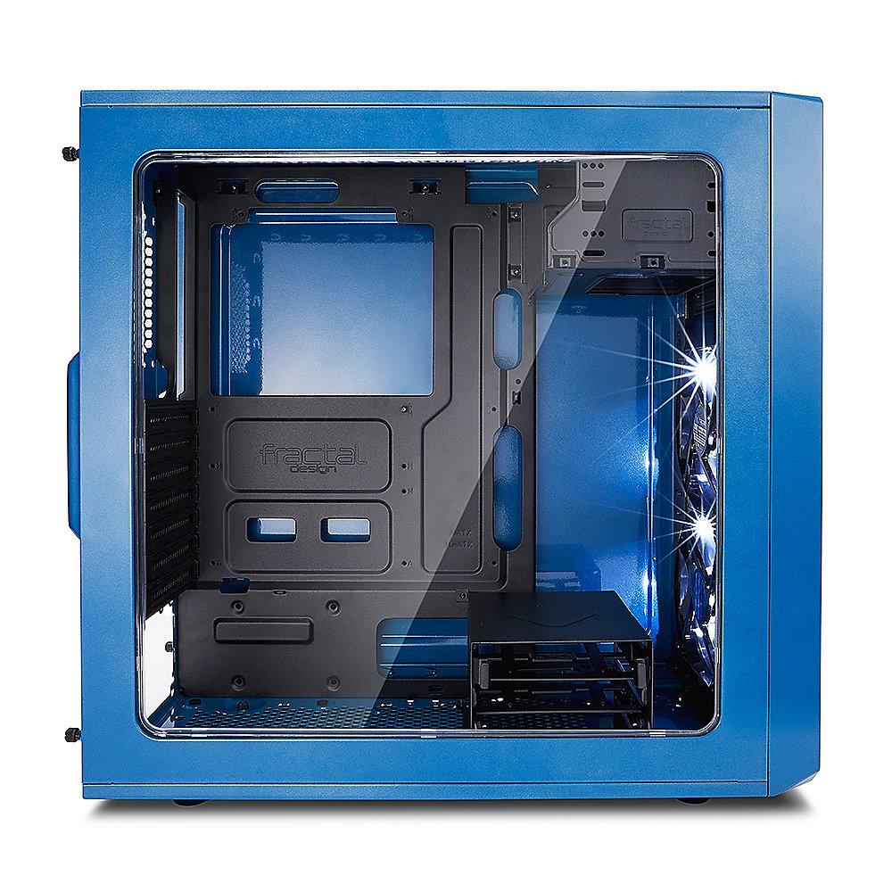 Fractal Design Focus G ATX Gaming Gehäuse mit Seitenfenster, Blau, Fractal, Design, Focus, G, ATX, Gaming, Gehäuse, Seitenfenster, Blau