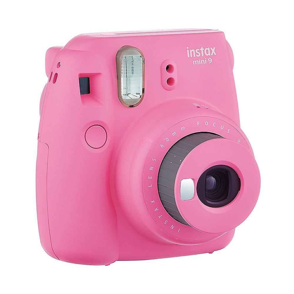 Fujifilm Instax Mini 9 Sofortbildkamera flamingorosa, Fujifilm, Instax, Mini, 9, Sofortbildkamera, flamingorosa