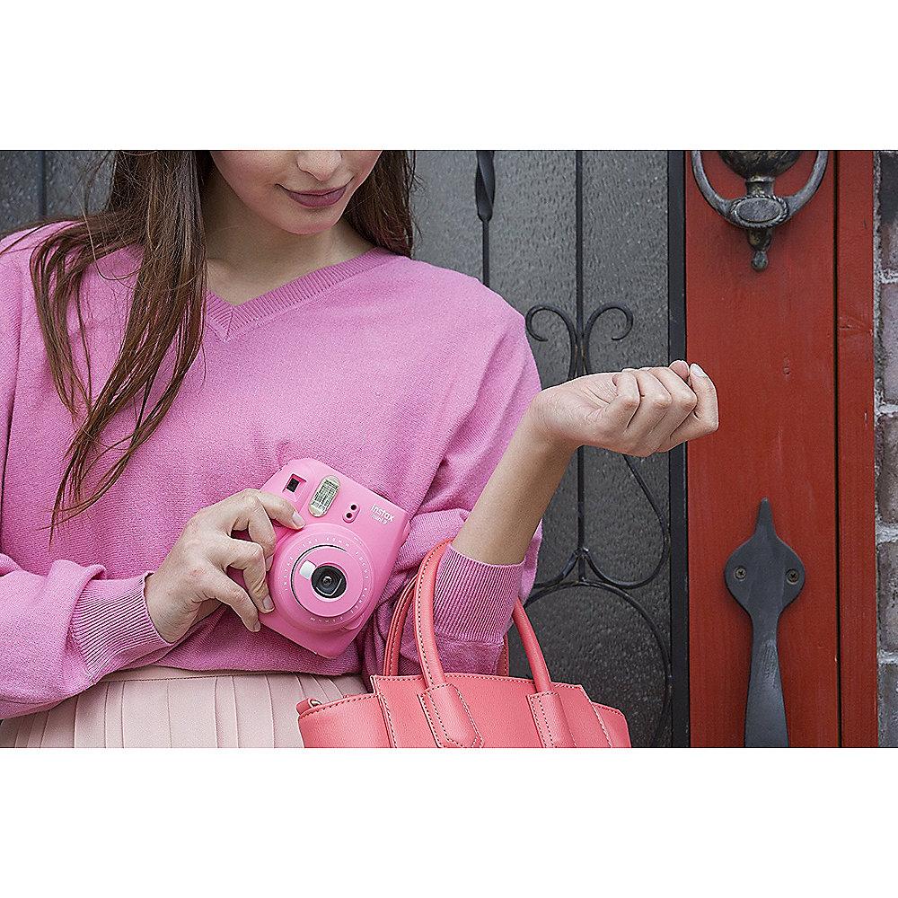 Fujifilm Instax Mini 9 Sofortbildkamera flamingorosa, Fujifilm, Instax, Mini, 9, Sofortbildkamera, flamingorosa