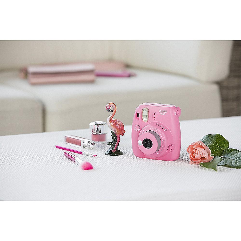 Fujifilm Instax Mini 9 Sofortbildkamera flamingorosa