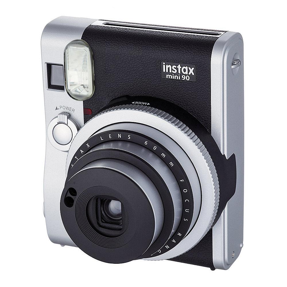 Fujifilm Instax Mini 90 neo Sofortbildkamera schwarz, Fujifilm, Instax, Mini, 90, neo, Sofortbildkamera, schwarz