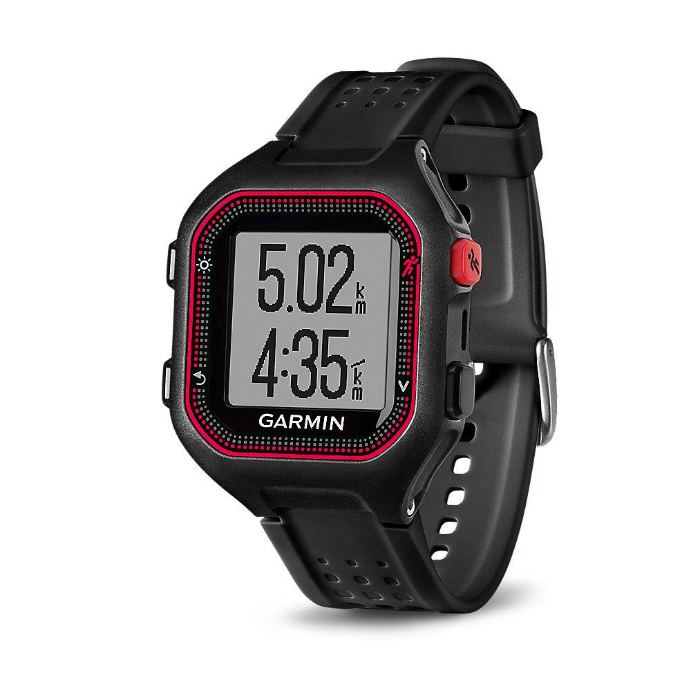 Garmin Forerunner 25 Fitnesstracker schwarz/rot