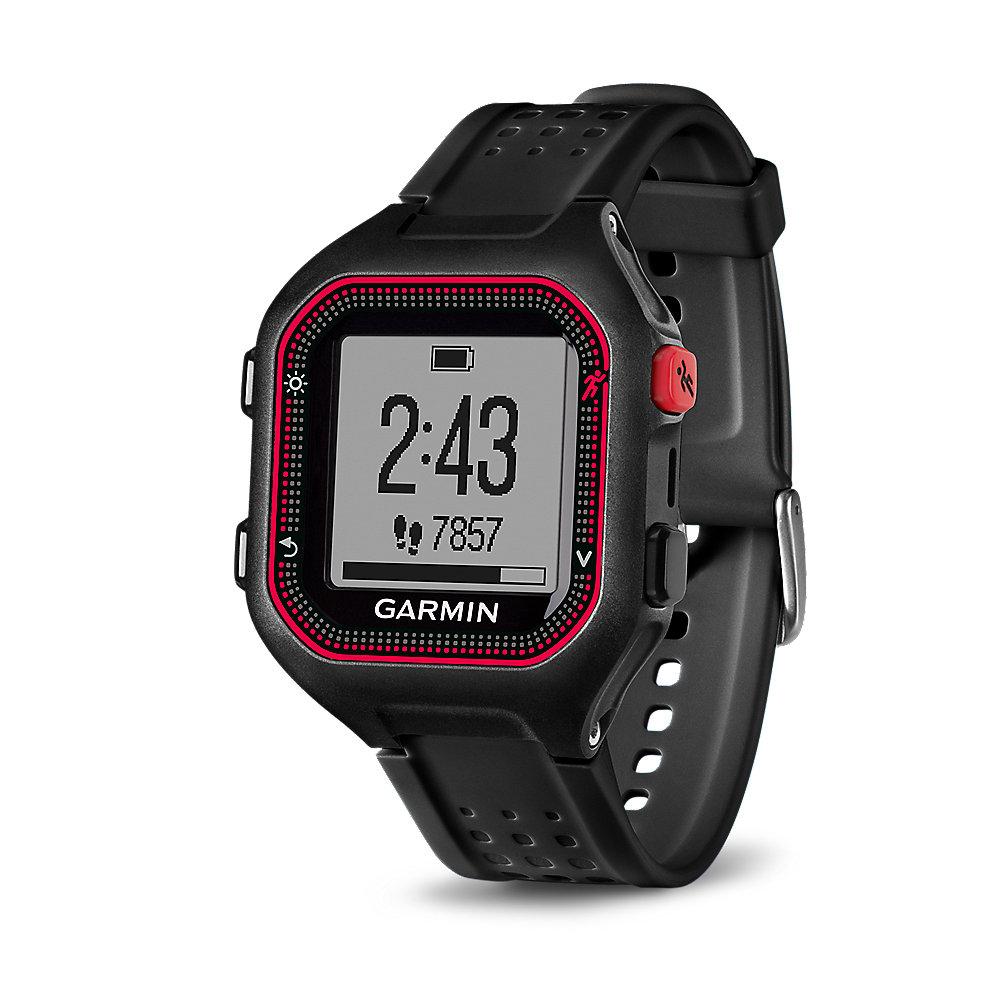 Garmin Forerunner 25 Fitnesstracker schwarz/rot