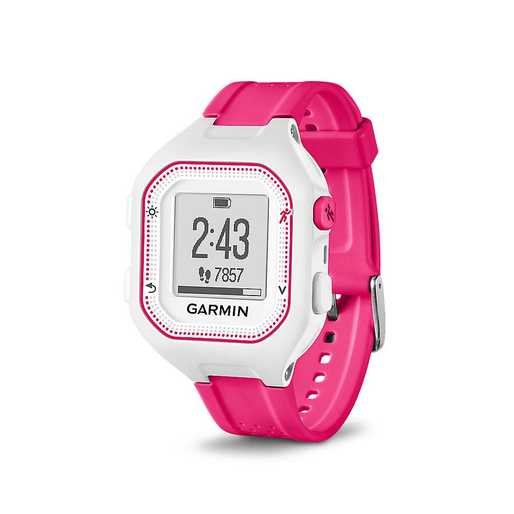 Garmin Forerunner 25 weiß/pink Fitnesstracker