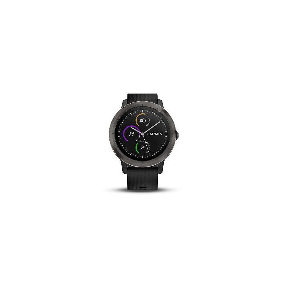 Garmin vivoactive 3 Smartwatch Schwarz/Schiefer, Garmin, vivoactive, 3, Smartwatch, Schwarz/Schiefer