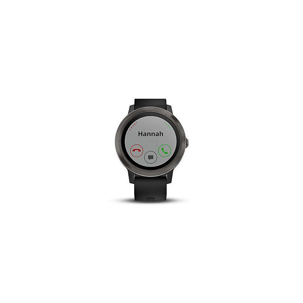 Garmin vivoactive 3 Smartwatch Schwarz/Schiefer