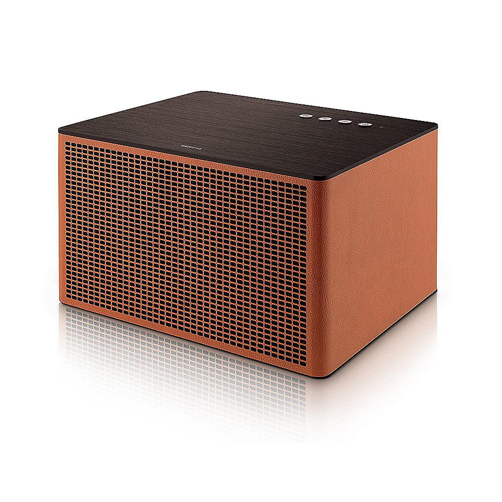 Geneva ACUSTICA/Lounge Bluetooth Lautsprecher und Line-Eingang - cognac