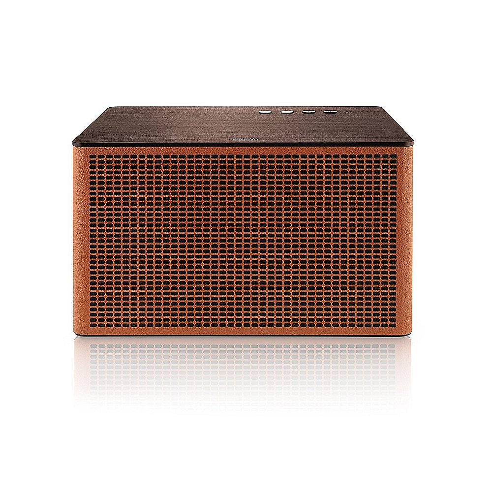 Geneva ACUSTICA/Lounge Bluetooth Lautsprecher und Line-Eingang - cognac, Geneva, ACUSTICA/Lounge, Bluetooth, Lautsprecher, Line-Eingang, cognac